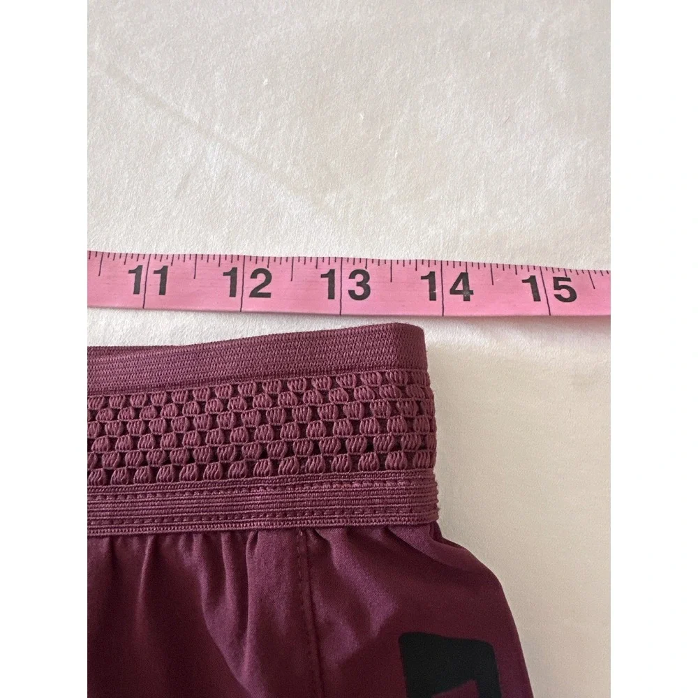 Ten Thousand Mens Session Shorts Size‎ Small Maroon Unlined Training Running